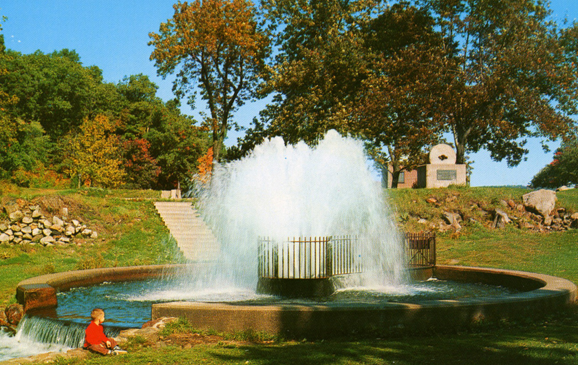 Fountain at Lake Hopatcong State Park Landing NJ