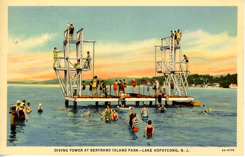 Bertrand Island, Lake Hopatcong, 1930's