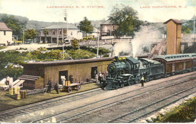 Lake Hopatcong Railway Station at Landing, NJ